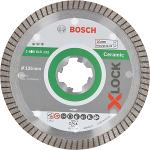 Bosch X-LOCK Best for Ceramic Extra Clean Turbo diamantkappskiver 125mm