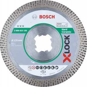 Bosch X-LOCK Best for Hard Ceramic-diamantkappeskiver 125 mm