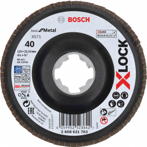 Bosch X-LOCK-lamellslipeskive X571 Best for Metal
Verktøy.no