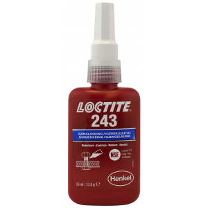 Loctite 243 Gjengelåsing middels sterkt 50ML verktøy.no