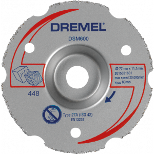 DREMEL® DSM20 universal hardmetallkutteskive for glatte kutt