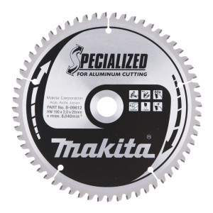 Makita Sirkelsagblad spesial Aluminium T.C.T., 190 x 20 mm, 60 TB-09612
