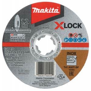 Makita Kappeskive 125X1,25 X-LOCK E-00418