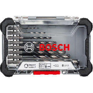 Bosch Impact Contral HSS med åtte deler