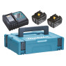 Makita batterisett LXT 18V 2 x 5Ah med batterilader og Makpac koffert verktøy.no