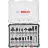 Bosch fresejern sett med 15 deler skaftdiameter 8mm